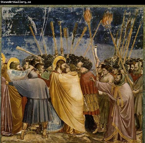 GIOTTO di Bondone The Arrest of Christ